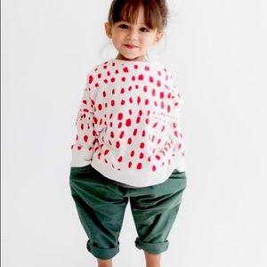 Kid + Kind Woven Pant Dark Green 6/12M